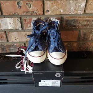 Converse Superman DC Comics High Top Cartoon Shoes